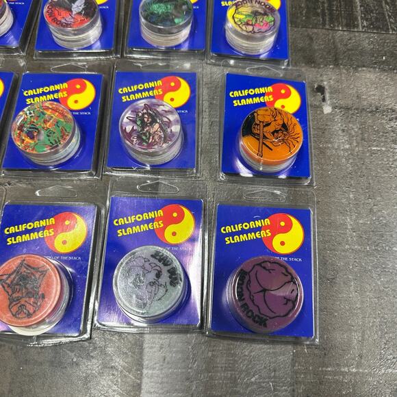 Vintage Pogs MilkCap Game California Slammers Lot Sealed - Picture 7 of 7